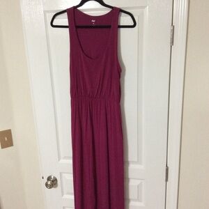 Dip Fuchsia Sleeveless Maxi Dress